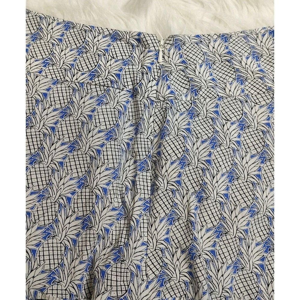 Anthropologie Maeve Shorts 10 Ruffle Pinapple High Rise Tropical Summer Vacay - Picture 8 of 10